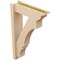 Ekena Millwork 6-in W x 20-in D x 32-in H Balboa Trad Rough Cedar Woodgrain TimberThane Outlooker, Primed Tan OUTUR060X20X32BOA04RCPR - alternate 2